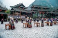 Xijiang thousand family Miao village, Guizhou, China Royalty Free Stock Photo